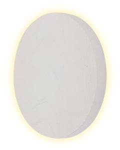 LEDlux Disk LED 250mm White Wall Light in Warm White