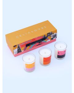 Celia Loves Christmas 3 Pack Candle Gift Set