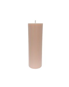 Haus & Co Wide Pillar Candle in Peach