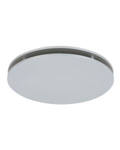 Mett Inline 280mm Round Face Plate Only In Silver