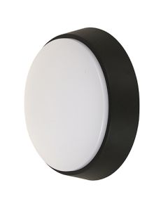 Bayside Endeavour LED Black Round IP54 Light in Cool White