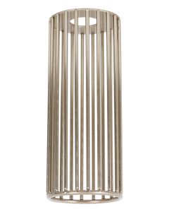Lexicon Tall Cage Shade in Brushed Chrome