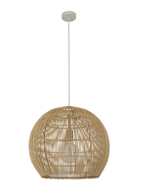 Herman 1 Light 500mm Round Pendant in Natural