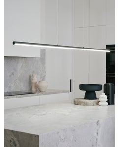 Lucci Connect Beam 1800mm LED Smart Pendant in Black