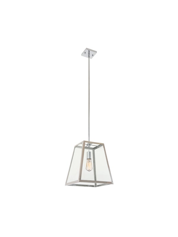 Southampton 1 Light Pendant in Stainless Steel