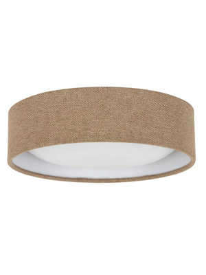 Flush mount fabric ceiling light sale