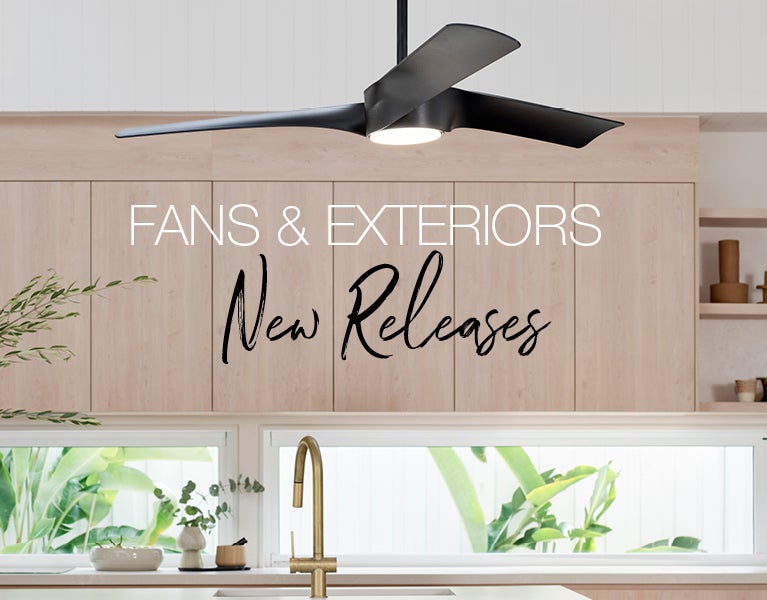 Line 132cm DC Fan with Light in Black