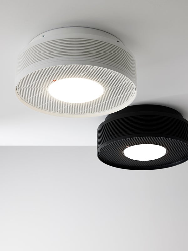 Sanso EvOne 3-In-1 Ceiling Mounted Air Purifier, Ioniser And Multi-Functional Light In White Or Black
