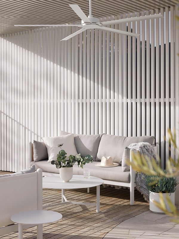 Monza 152cm DC Fan in White