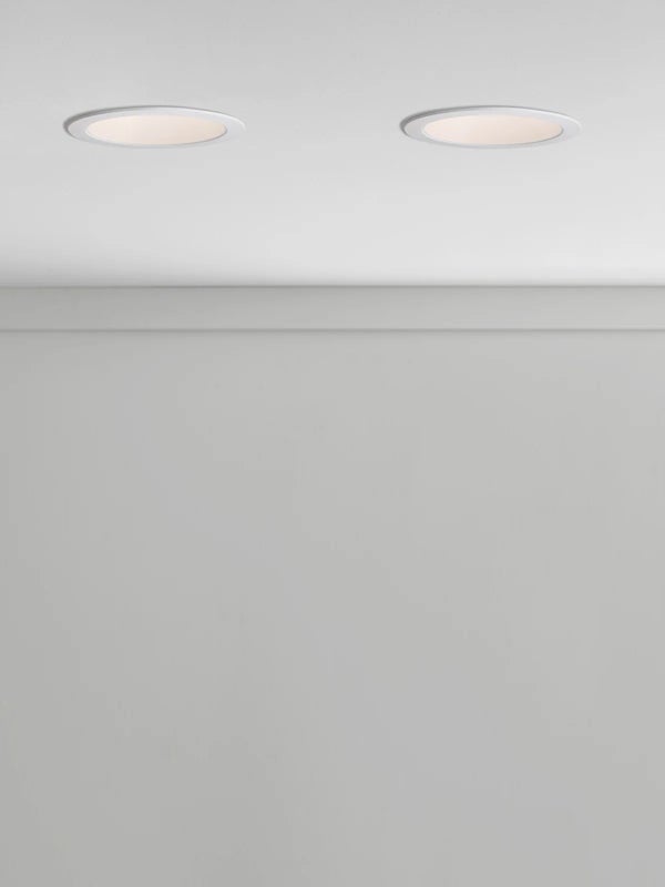 Flare LED Tri-Colour Dimmable Downlight in White