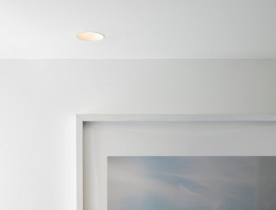 MFL by Masson Click COB White Trim LED Downlight in Warm White