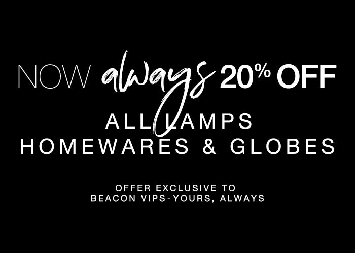 Summer Collection - 30% Off Your Second Item* + Buy 3 Globes, Get 1 Free*!