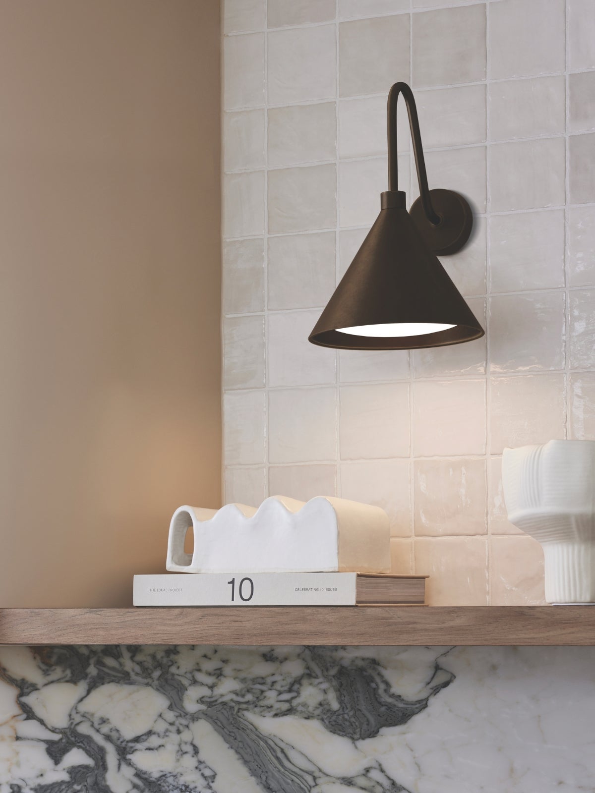 Sienna 1 Light Wall Bracket in Bronze