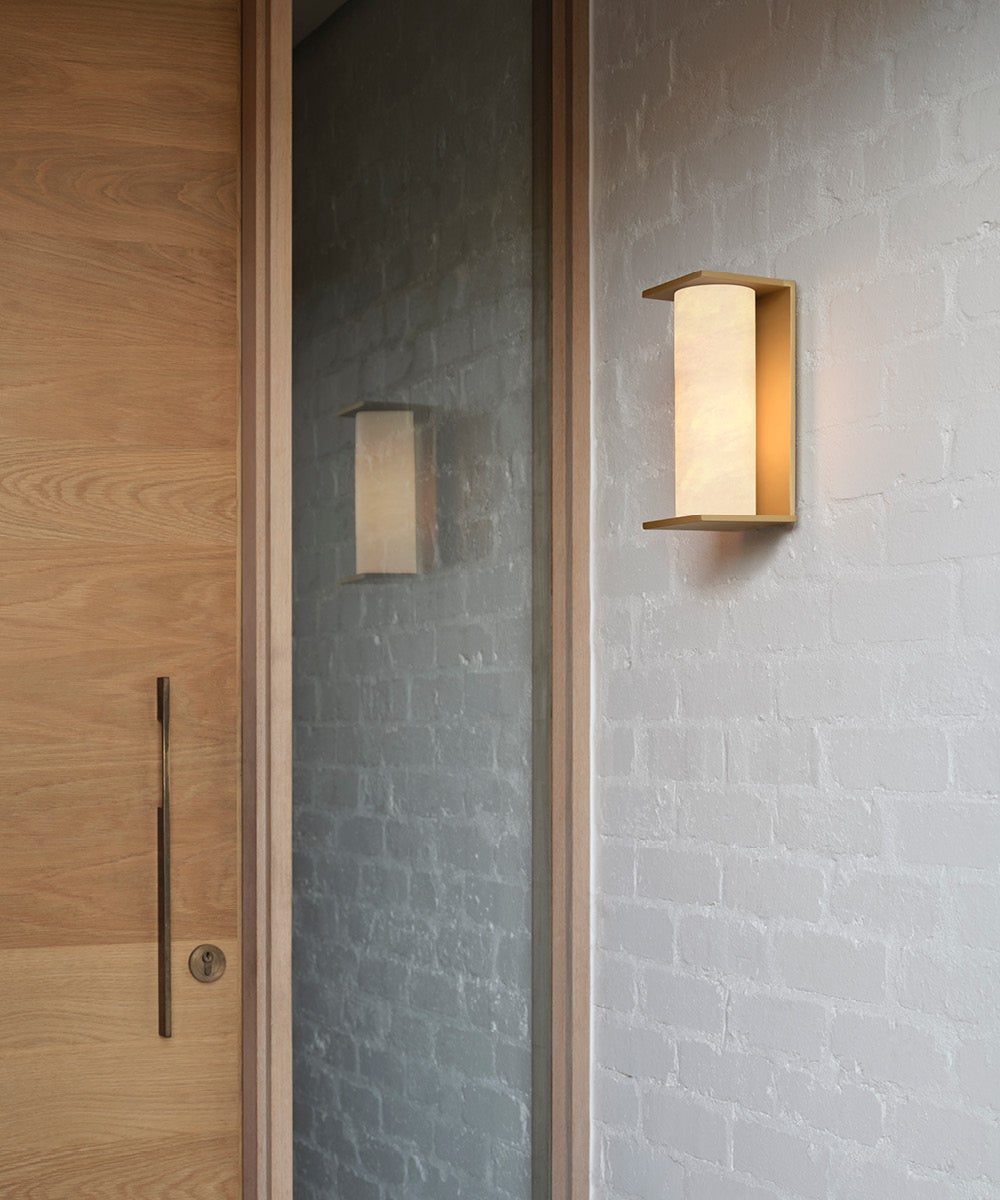 Made By Mayfair Una 2 Light Up/Down Wall Bracket in Brass
