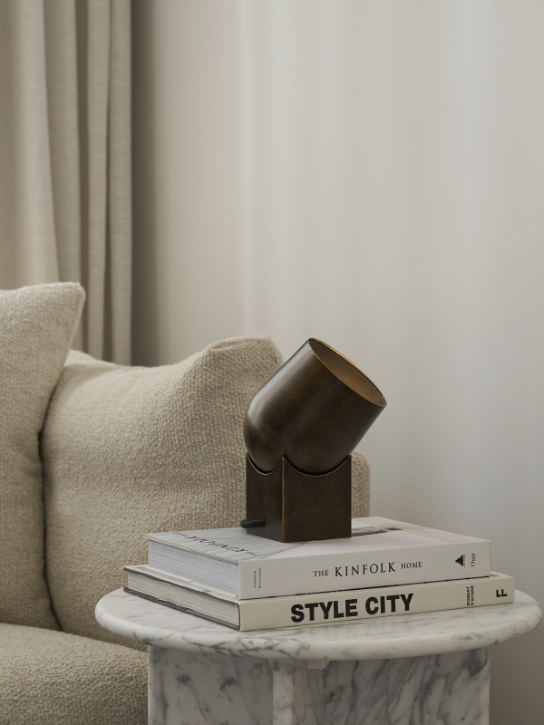 Levi 1 Light Task Lamp in Bronze