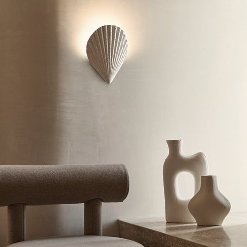 Caspian 1 Light LED Wall Bracket in Textured White