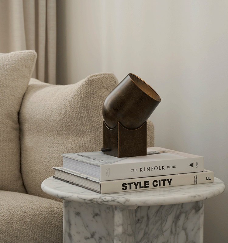 Levi 1 Light Task Lamp in Bronze