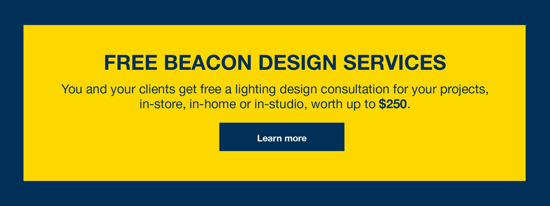 Beacon Trade Members Have Access To Free Beacon Design Services!